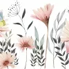 Affiche personnalisée Fleurs Papillons