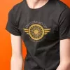 T-shirt homme personnalisé - Sport - "Cycliste en or"
