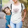 T-shirt femme personnalisé - Famille - "La plus chouette de toutes les mamans"