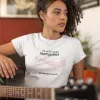 T-shirt femme personnalisé - Citations Musique - "La musique parle"