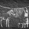 Affiche personnalisée Banksy - Zèbre Washing