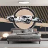 Papier Peint Panoramique Vintage Racing Car