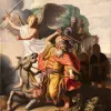 Affiche personnalisée Peinture 17e siècle Rembrandt - L'Ânesse du prophète Balaam