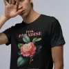 T-shirt homme personnalisé - Nature - "Pink paradise"
