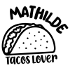 Tablier personnalisé – "...Tacos Lover"