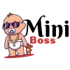 Bavoir personnalisé – "Mini boss"