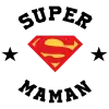 Tablier personnalisé – "Super Maman"
