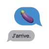 Caleçon personnalisée – "Emoji aubergine"