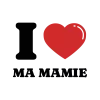 Body personnalisé – "I LOVE MA MAMIE"