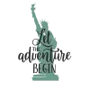 Body personnalisé – "Let the adventure begin"