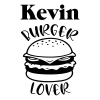 Tablier personnalisé – "...Burger Lover"