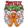 Tablier personnalisé – "Joyeux Noël Pain d'épice insolent"