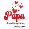 Tablier personnalisé – "Papa de qualité supérieure"