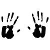 Tablier personnalisé – "Empreinte de mains"