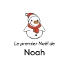 Bavoir personnalisé - Mon premier Noël