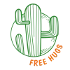 Body personnalisé – "Free hugs"