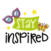 Body personnalisé – "Stay inspired"