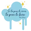 Body personnalisé – "Si tu peux le rêver" dos
