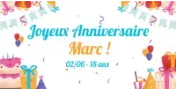 Banderole anniversaire personnalisée - Photo, prénom et texte