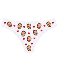 Culotte personnalisée avec visage – Photo répétée