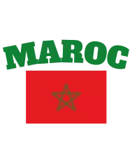 T-shirt homme personnalisé - Football - "Maillot de foot MAROC"