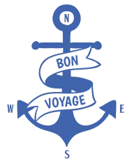 T-shirt homme personnalisé - Villes et voyages - "Bon voyage"