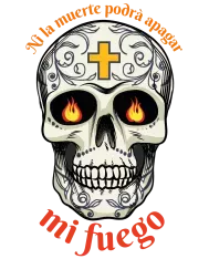 T-shirt homme personnalisé - Vintage - "Même la mort ne pourra éteindre mon feu "