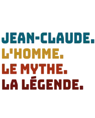 T-shirt homme personnalisé - Humour - "L'homme, le mythe, la légende..."