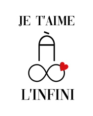 Caleçon personnalisée – "Je t'aime A l'infini"