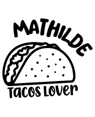 Tablier personnalisé – "...Tacos Lover"