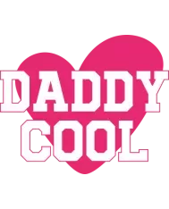 T-shirt homme 100% coton bio - Humour - "Daddy cool" Rose