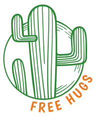 T-shirt homme personnalisé - Humour - "Free hugs qui piquent"