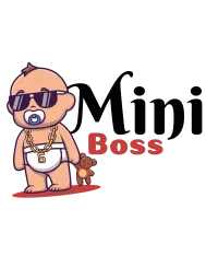 Bavoir personnalisé – "Mini boss"