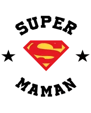 Tablier personnalisé – "Super Maman"