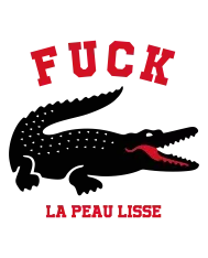 T-shirt homme personnalisé - Humour - "Fuck la peau lisse"