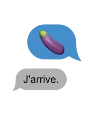 Caleçon personnalisée – "Emoji aubergine"