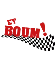 T-shirt homme personnalisé - MotoGP - "ET BOUM"