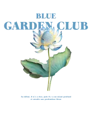 Body personnalisé – "Blue garden"