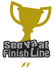 T-shirt homme personnalisé - F1 - "See ya at finish line"