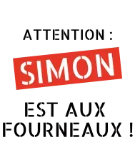 Tablier personnalisé – "Attention..."