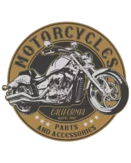 T-shirt homme personnalisé - Vintage - "Vintage Motorcycles"