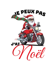T-shirt homme personnalisé - Évènements - "Je peux pas j'ai Noël"