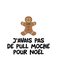 Body personnalisé – "J'avais pas de pull moche pour Noël"