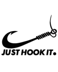 T-shirt homme personnalisé - Chasse et pêche - "Just Hook It"