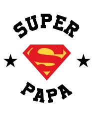 T-shirt homme personnalisé - Citations Famille / Motivation - "Super Papa"