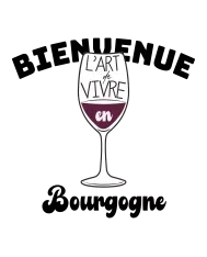 Tablier personnalisé – "L'art de vivre en Bourgogne"