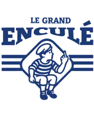 T-shirt homme 100% coton bio - Humour - "Grand enculé"