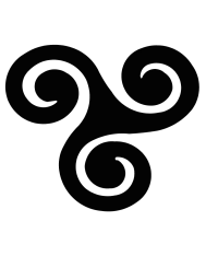 T-shirt homme personnalisé - Vintage - "Triskèle"