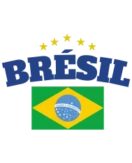 T-shirt homme personnalisé - Football - "Maillot de foot BRÉSIL"
