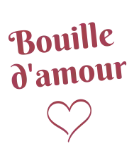 Bavoir personnalisé – "Bouille d'amour"